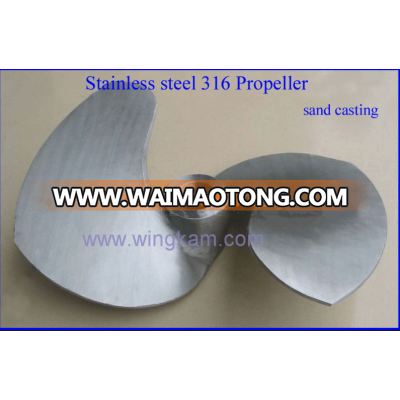 Propellers Stainless steel 316